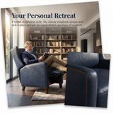 Modern Massage Leather Recliner