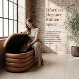 Elegant Storage Ottoman for Bedroom or Entryway