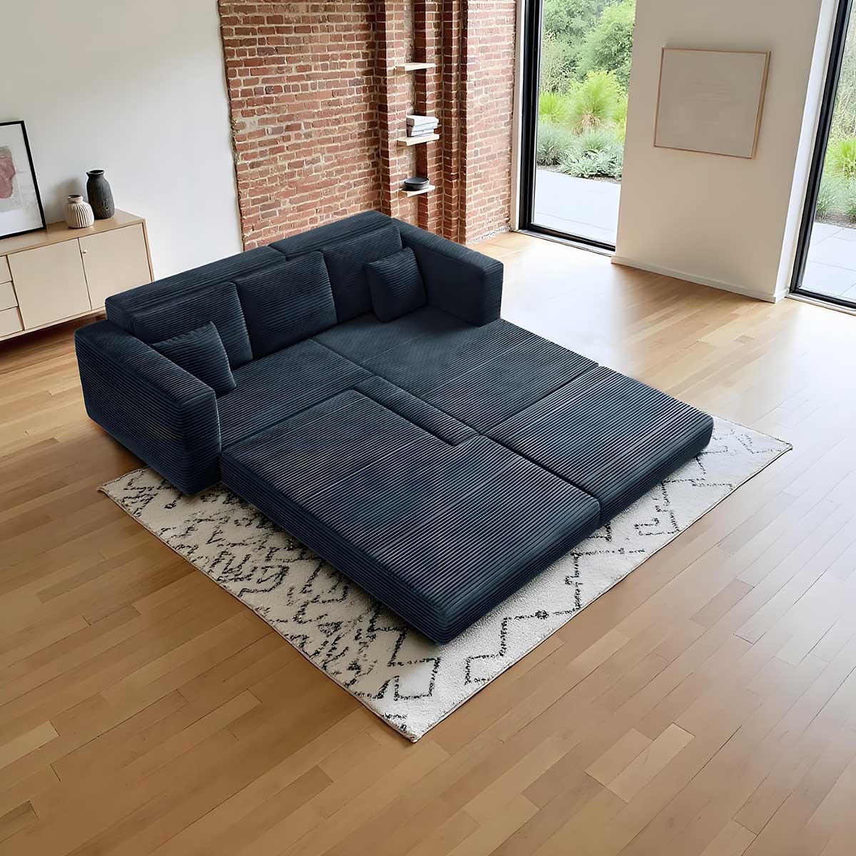 Modern Minimalist Modular Sectional Sofa