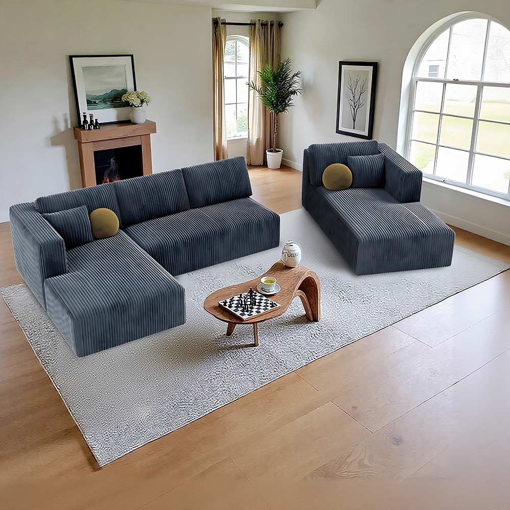 Modular U-Shaped Sofa