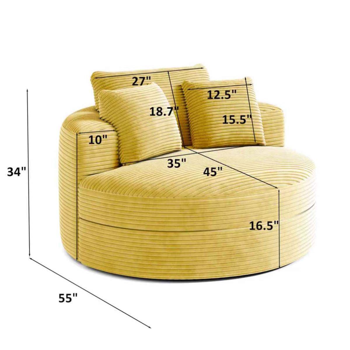 Deep Seat Boneless Foam