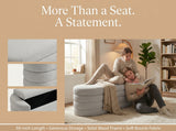 Elegant Storage Ottoman Classic Bench
