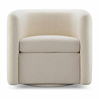 Novelle Boucle Swivel Chair