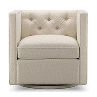 Rio Grande Tufted Swivel Chair
