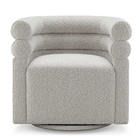 Enchanted Boucle Barrel Chair