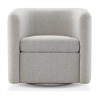 Novelle Boucle Swivel Chair