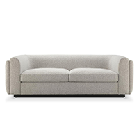 77.4" Minimalist Boucle Sofa