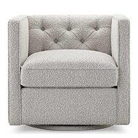 Rio Grande Tufted Swivel Chair