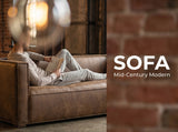 83.3 inch Mid-Century Modern Sofa